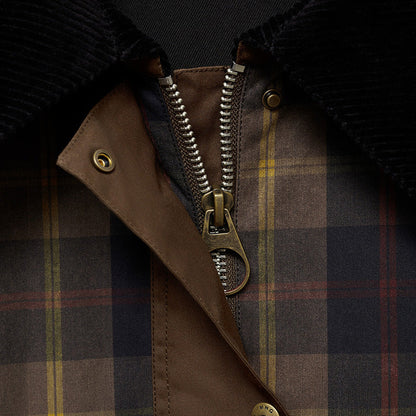 Tron | Men’s Warm Brushed Winter Jacket with Faux Fur Collar