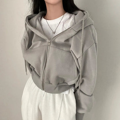 Norie | Women’s Zippered Wide Sweatshirt