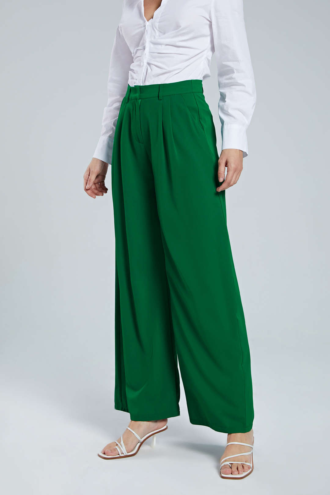 Odessa | Women’s Pleated Wide Leg Trousers