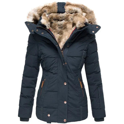 Maisie | Women’s Faux Fur Hooded Puffer Jacket