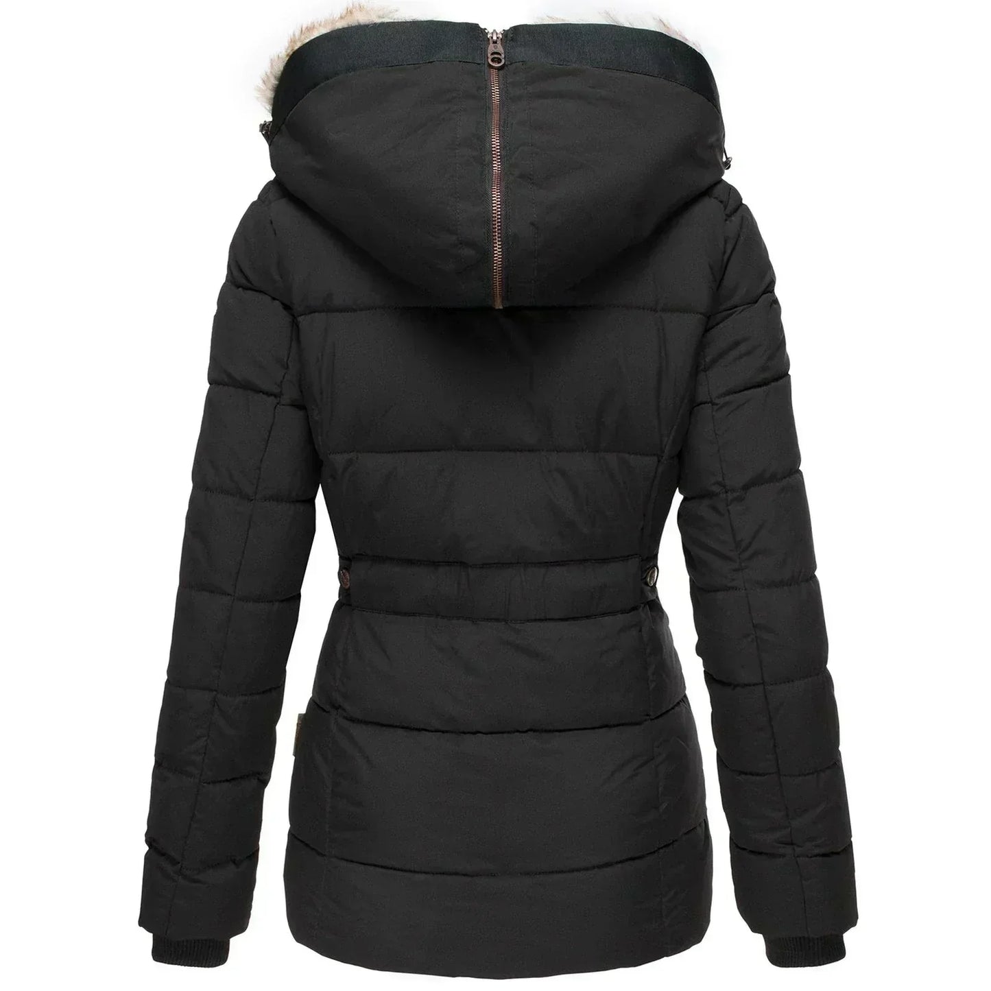 Maisie | Women’s Faux Fur Hooded Puffer Jacket