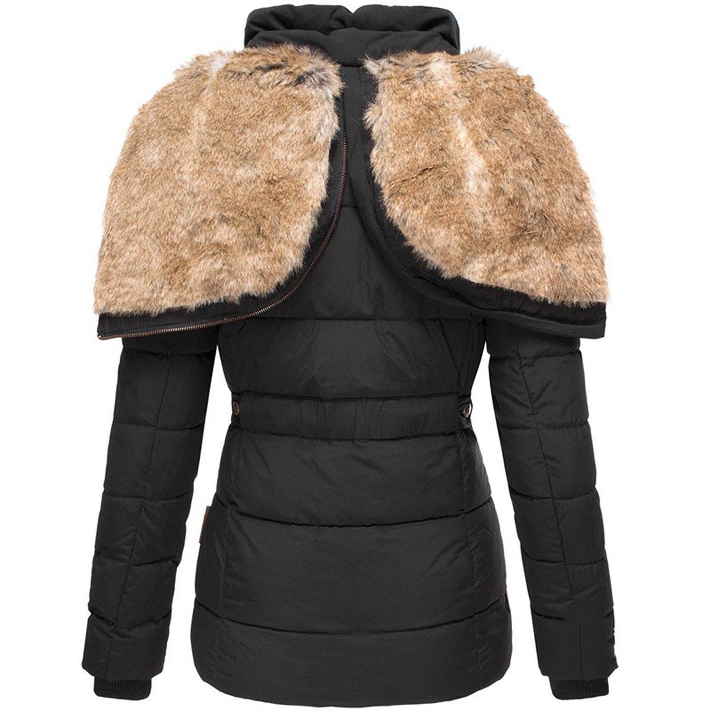 Maisie | Women’s Faux Fur Hooded Puffer Jacket
