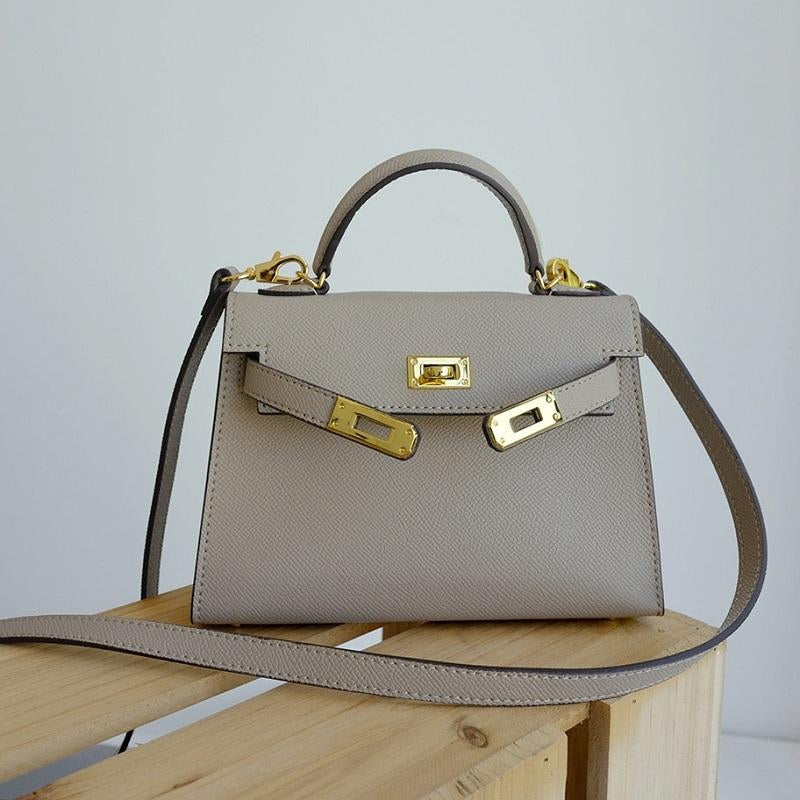 Marcie | Women’s Structured Leather Top Handle Handbag