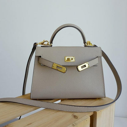 Marcie | Women’s Structured Leather Top Handle Handbag