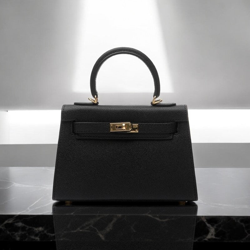 Marcie | Women’s Structured Leather Top Handle Handbag