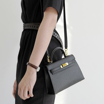 Marcie | Women’s Structured Leather Top Handle Handbag