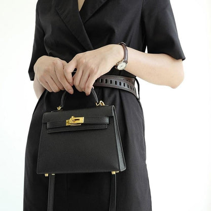 Marcie | Women’s Structured Leather Top Handle Handbag