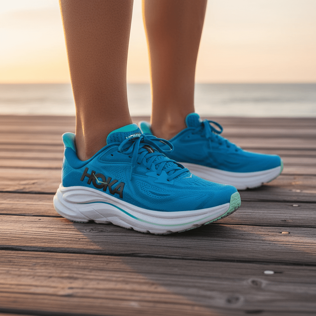 HOKA Clifton 10 Breathable Running Shoes EVA Cushion Road Trainers