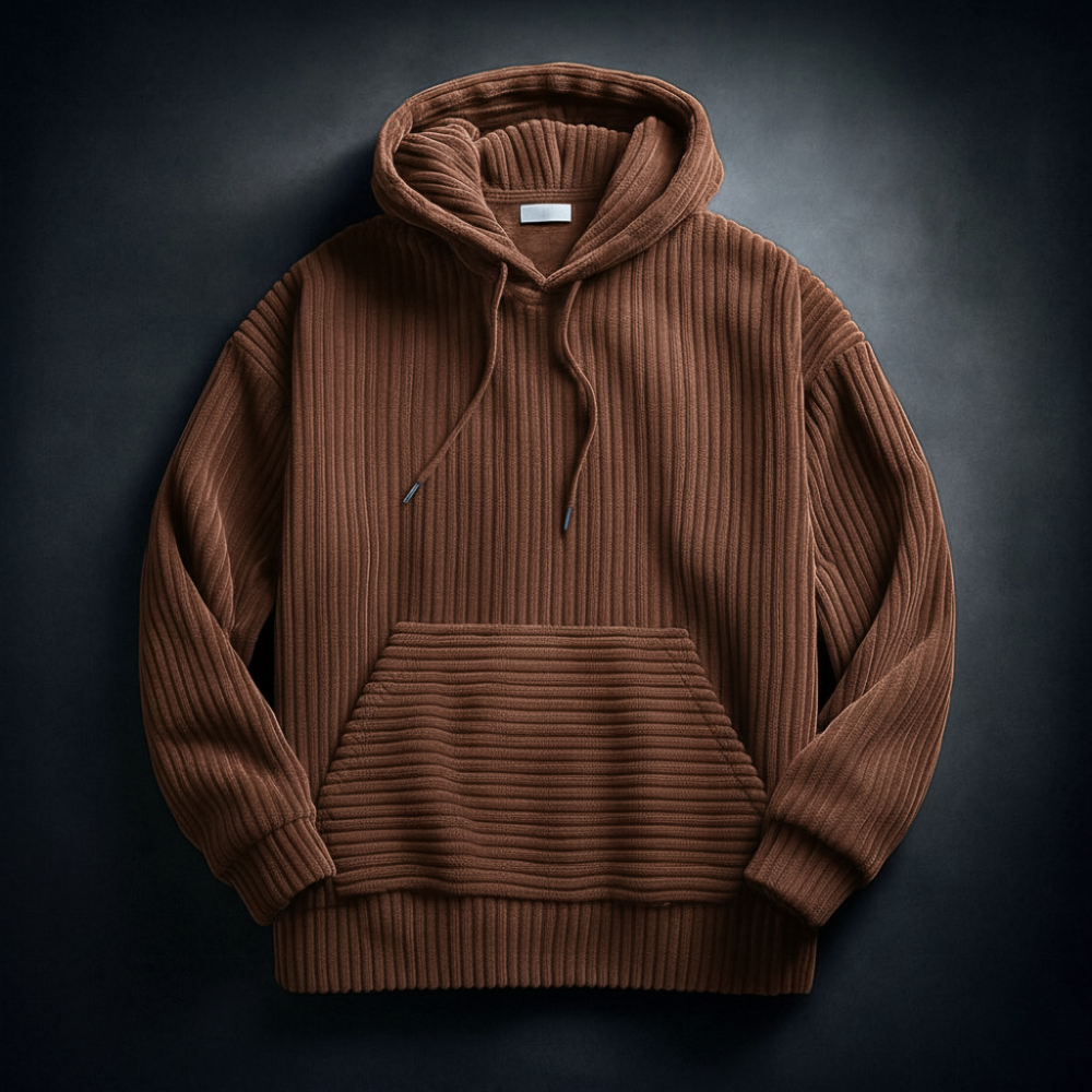 Josiah | Men’s Corduroy Comfort Hoodie