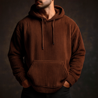 Josiah | Men’s Corduroy Comfort Hoodie