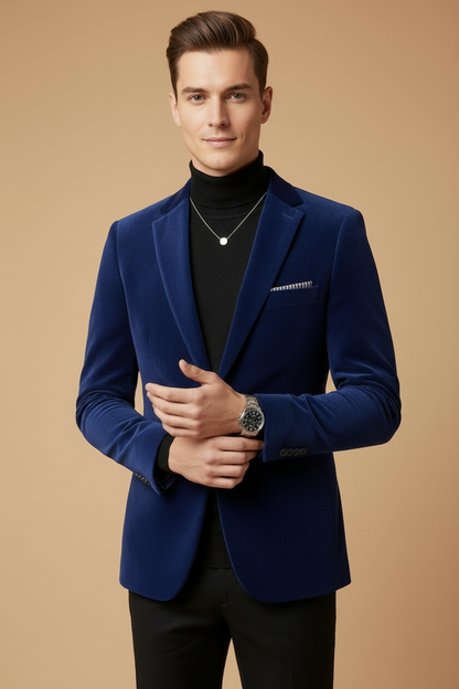 Velmori | Men’s Slim Tailored Velvet Blazer