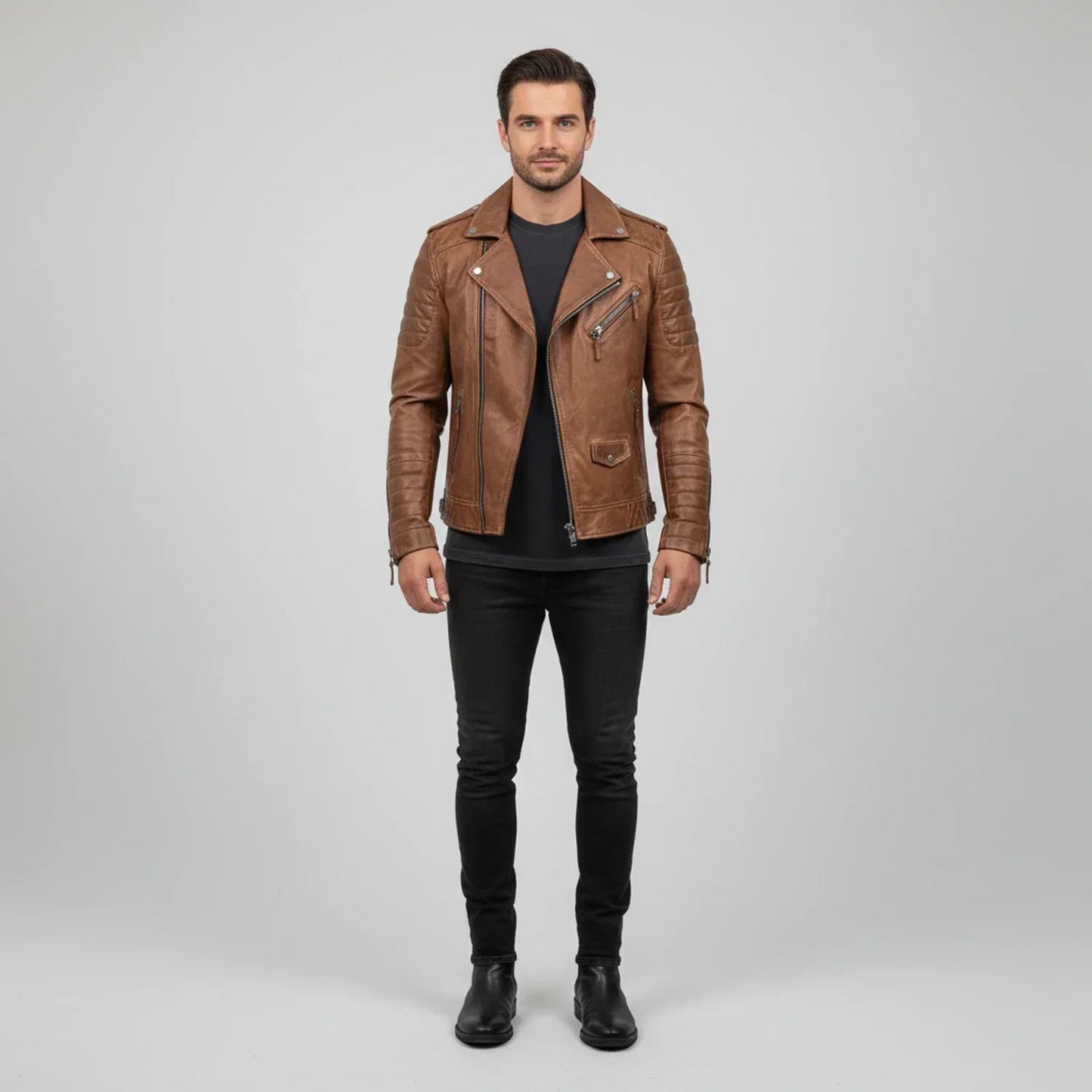 Ravenna | Women’s Leather Biker Jacket
