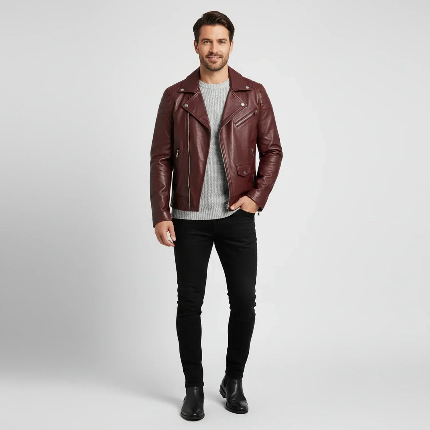 Ravenna | Women’s Leather Biker Jacket
