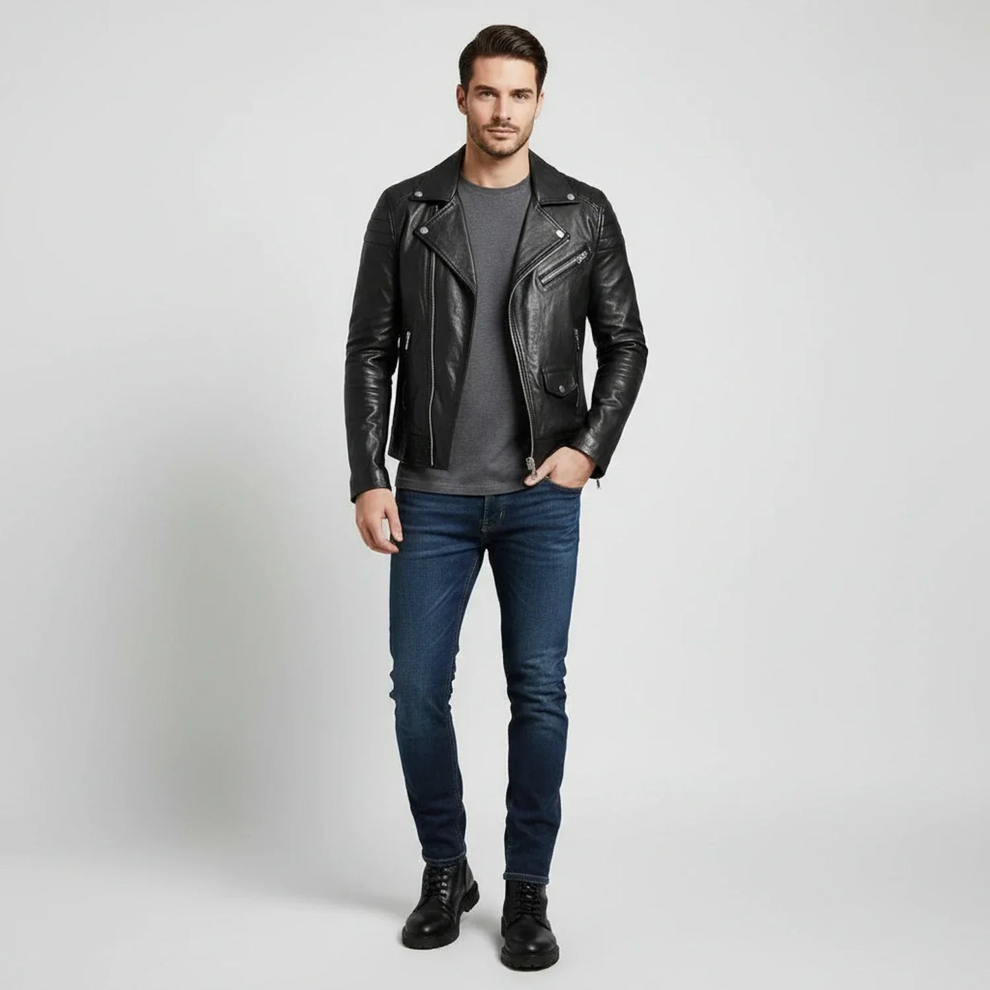Ravenna | Women’s Leather Biker Jacket