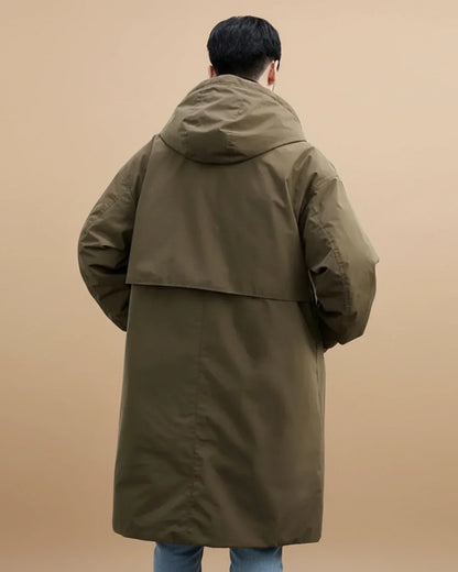 Novera | Men’s Hooded Long Waterproof Coat