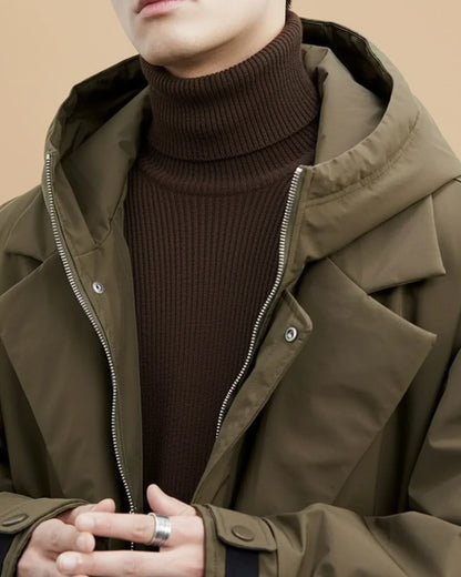 Novera | Men’s Hooded Long Waterproof Coat