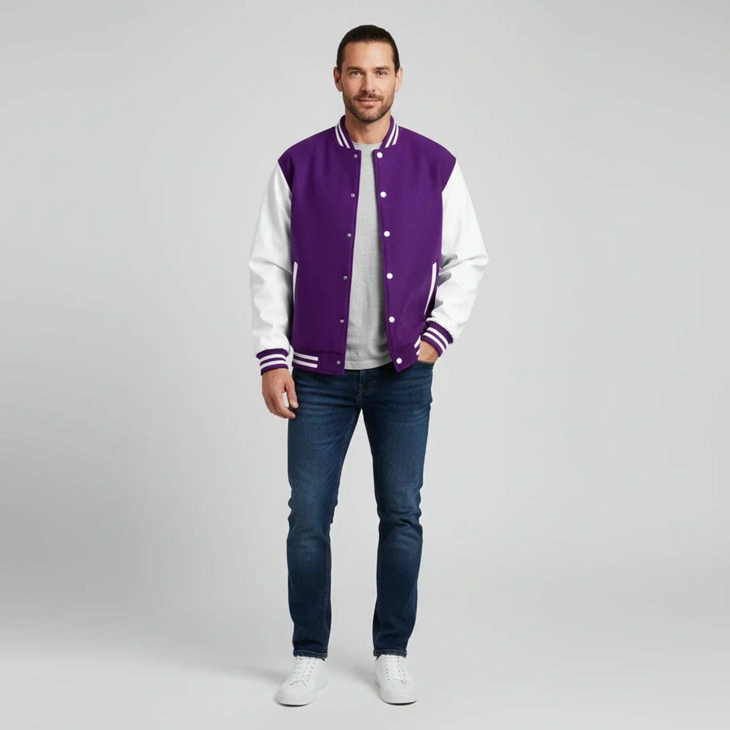 Larrison | Men’s Varsity Color Block Jacket