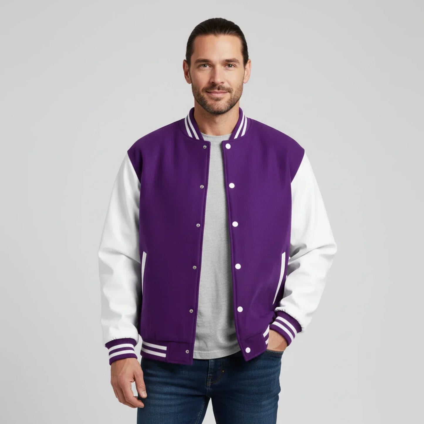 Larrison | Men’s Varsity Color Block Jacket
