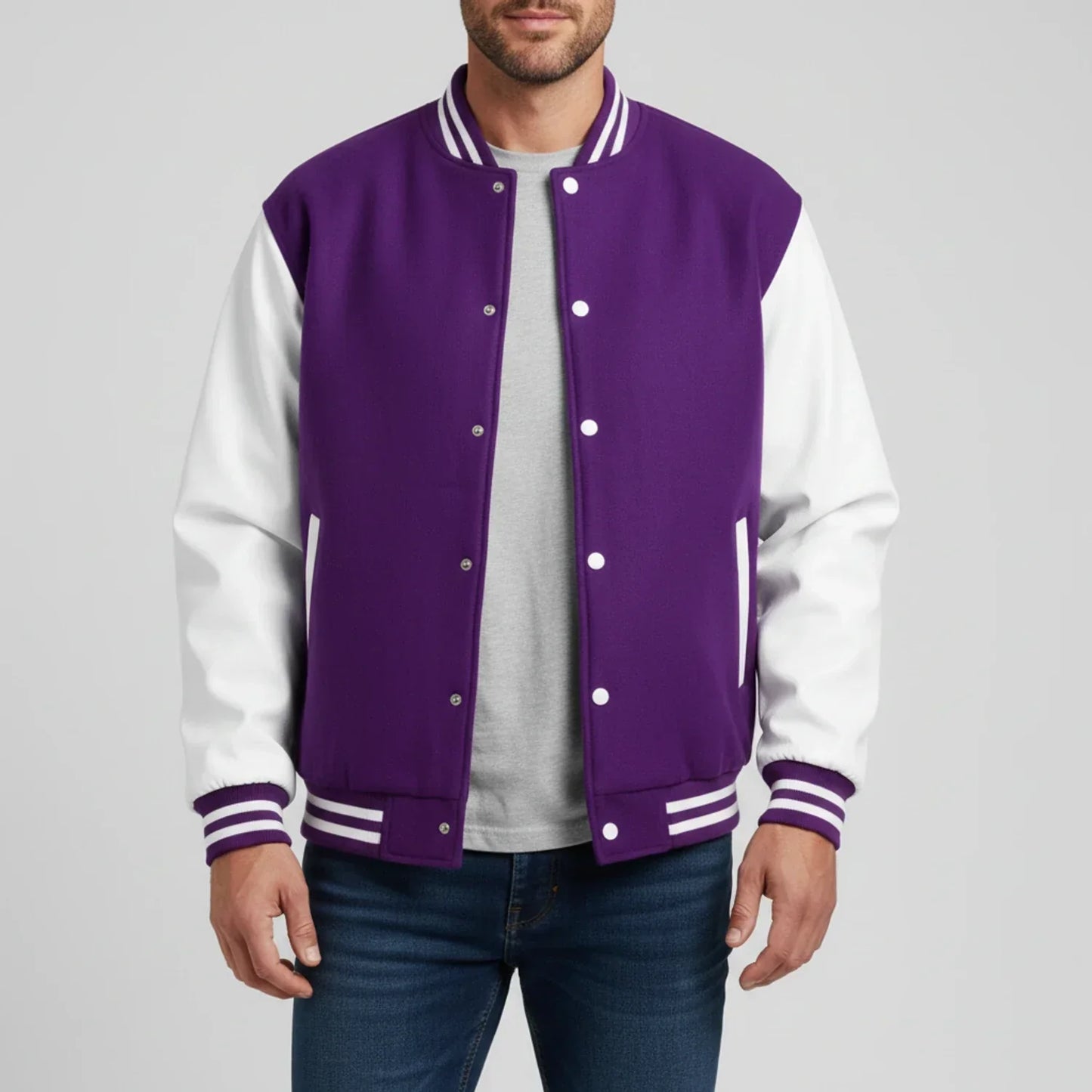 Larrison | Men’s Varsity Color Block Jacket