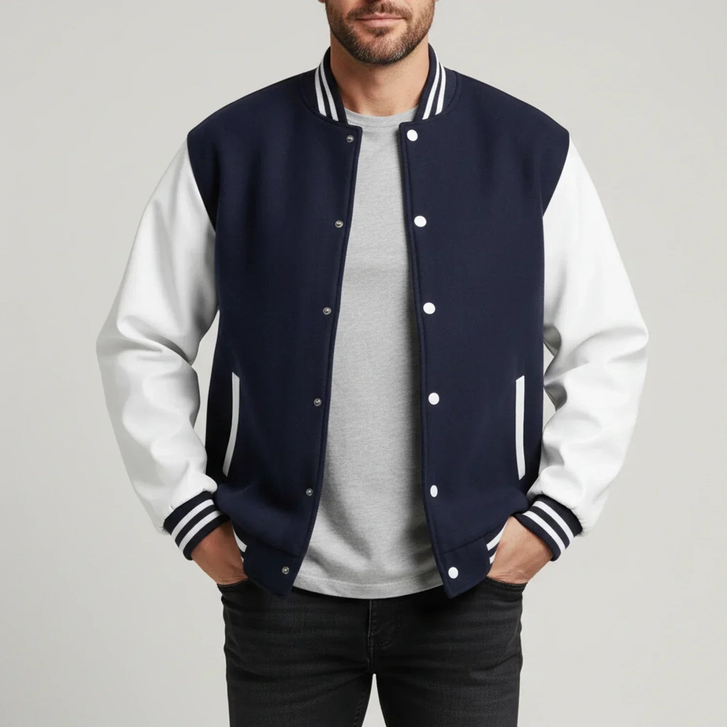 Larrison | Men’s Varsity Color Block Jacket
