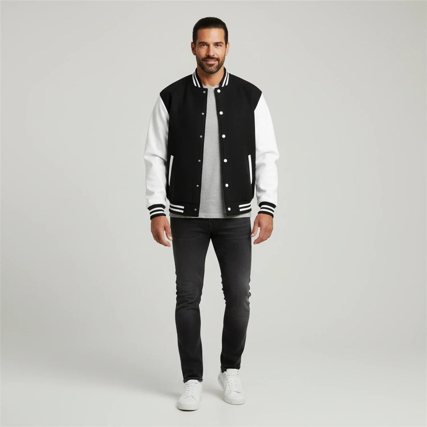 Larrison | Men’s Varsity Color Block Jacket