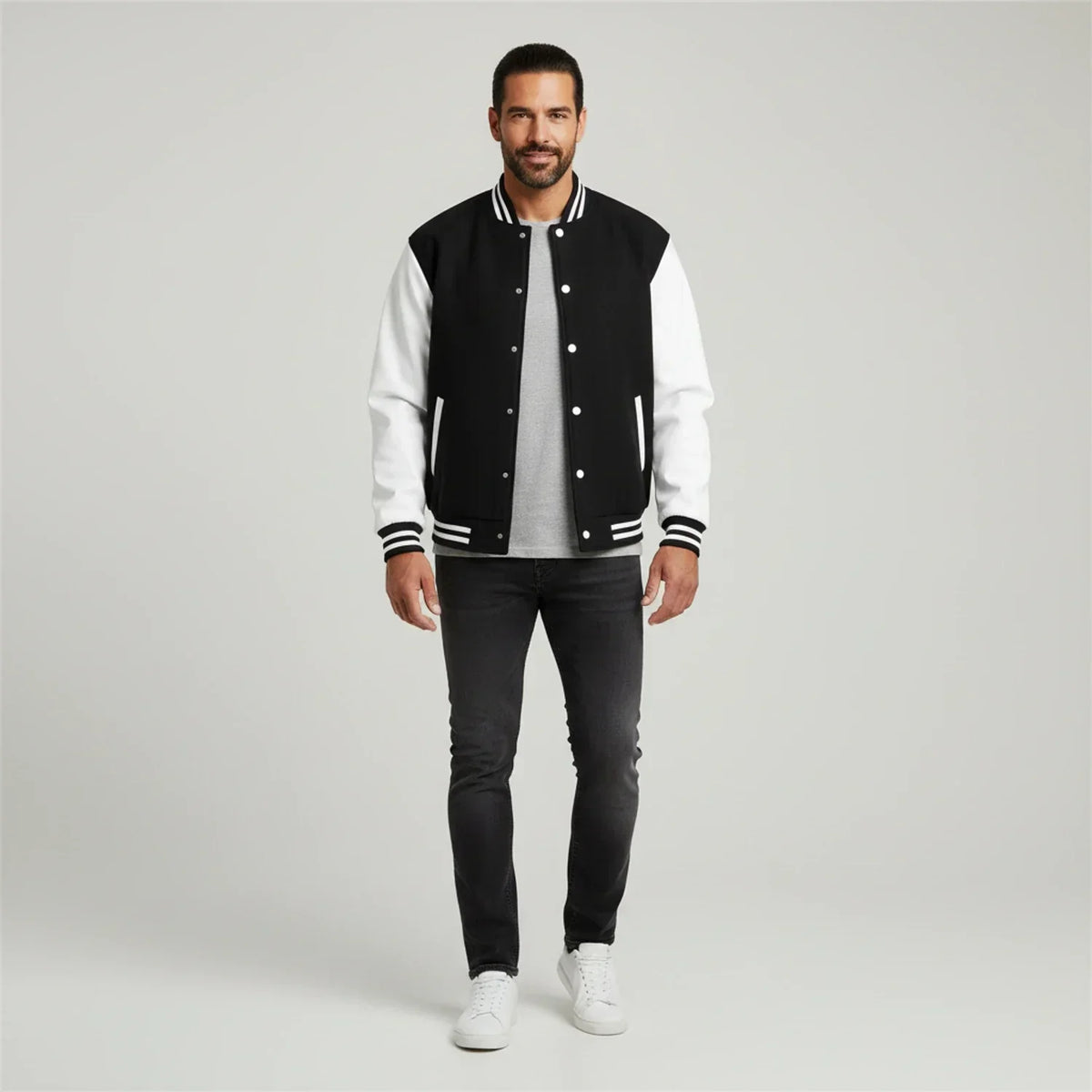 Larrison | Men’s Varsity Color Block Jacket
