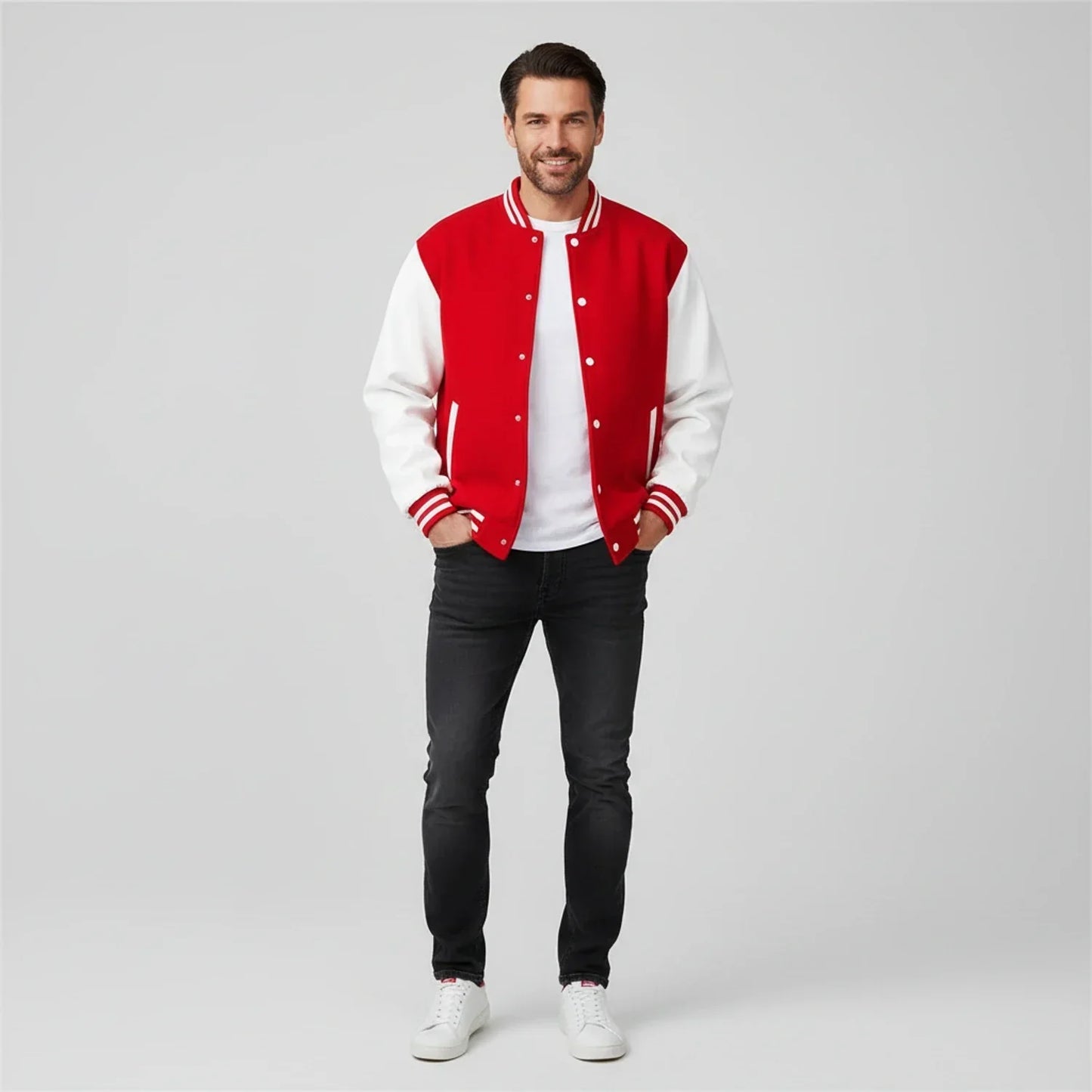 Larrison | Men’s Varsity Color Block Jacket