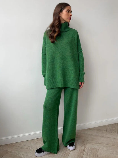 Jonah | Women’s Relaxed Turtleneck Knit Lounge Set