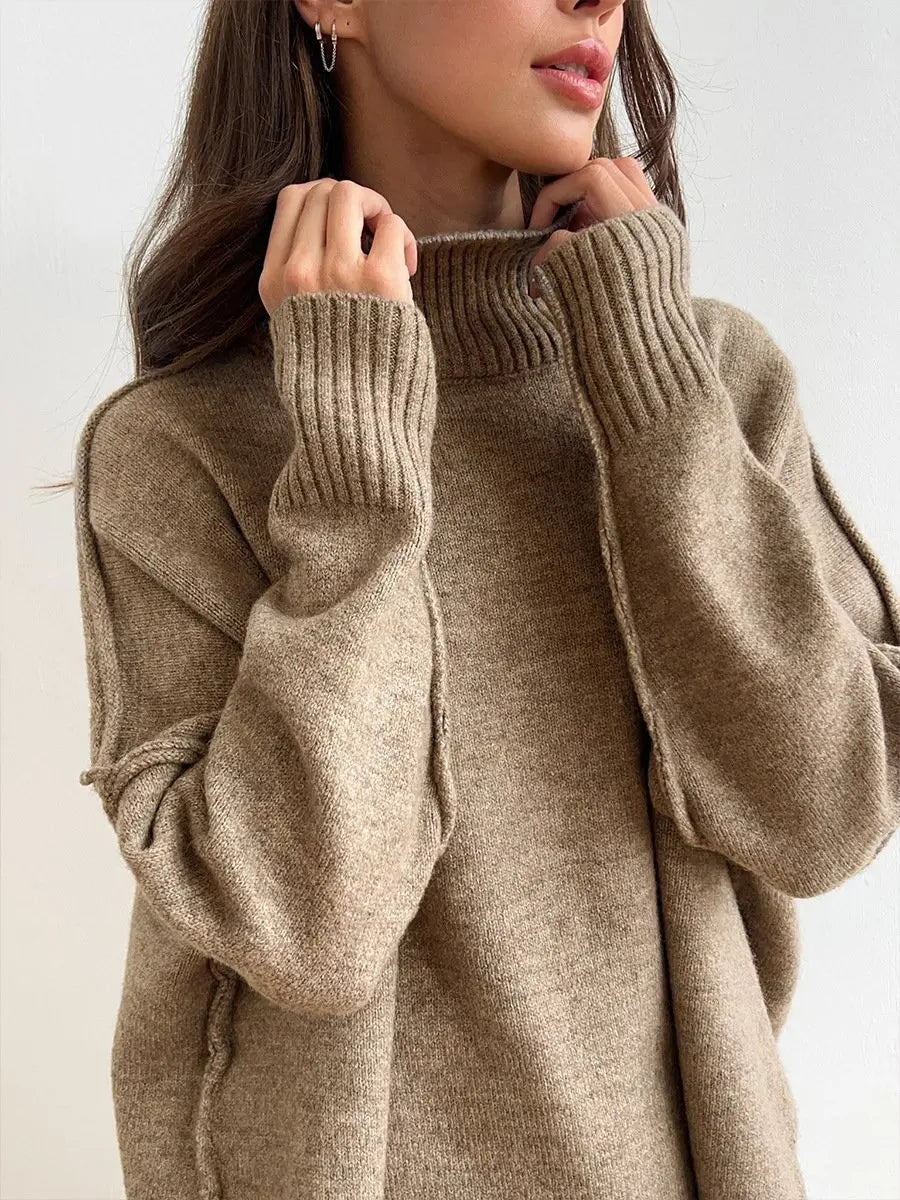 Jonah | Women’s Relaxed Turtleneck Knit Lounge Set