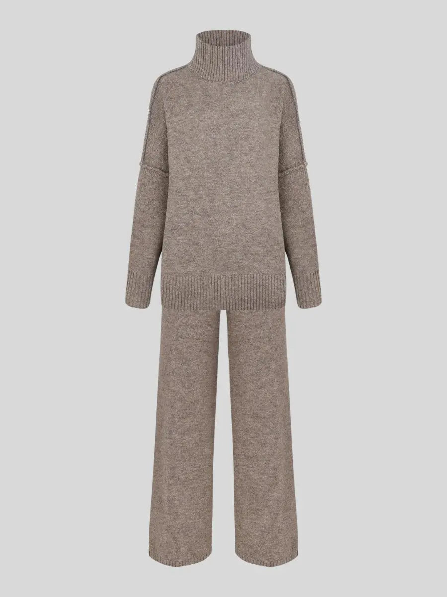 Jonah | Women’s Relaxed Turtleneck Knit Lounge Set