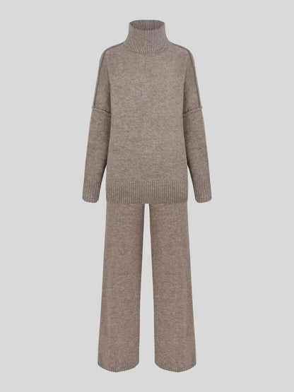 Jonah | Women’s Relaxed Turtleneck Knit Lounge Set