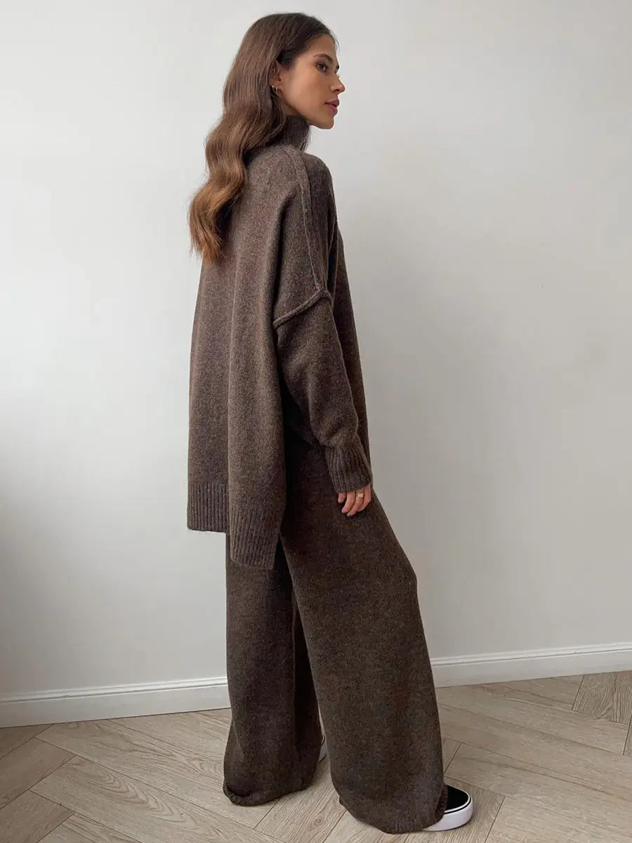 Jonah | Women’s Relaxed Turtleneck Knit Lounge Set