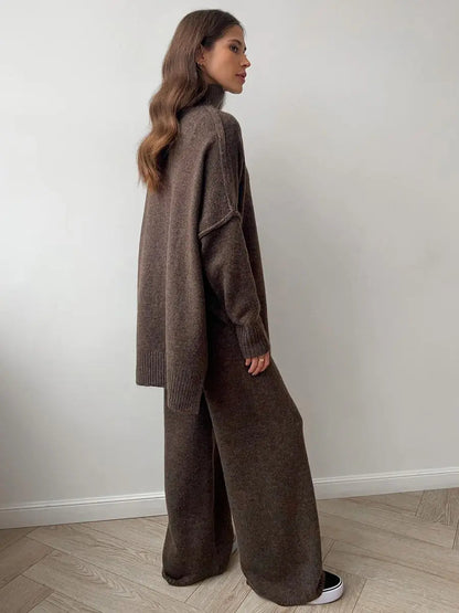 Jonah | Women’s Relaxed Turtleneck Knit Lounge Set