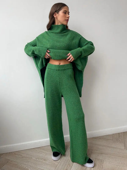 Jonah | Women’s Relaxed Turtleneck Knit Lounge Set