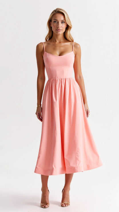 Rorie | Women’s Strappy Midi Dress