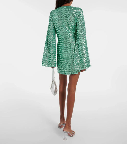 Elsie | Women’s Sequin Long Sleeve Mini Dress