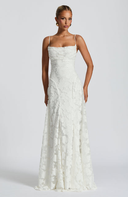 Elvoria | Women’s Spaghetti Strap Cowl Neck Maxi Dress