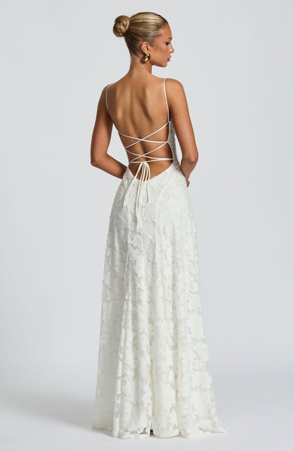 Elvoria | Women’s Spaghetti Strap Cowl Neck Maxi Dress