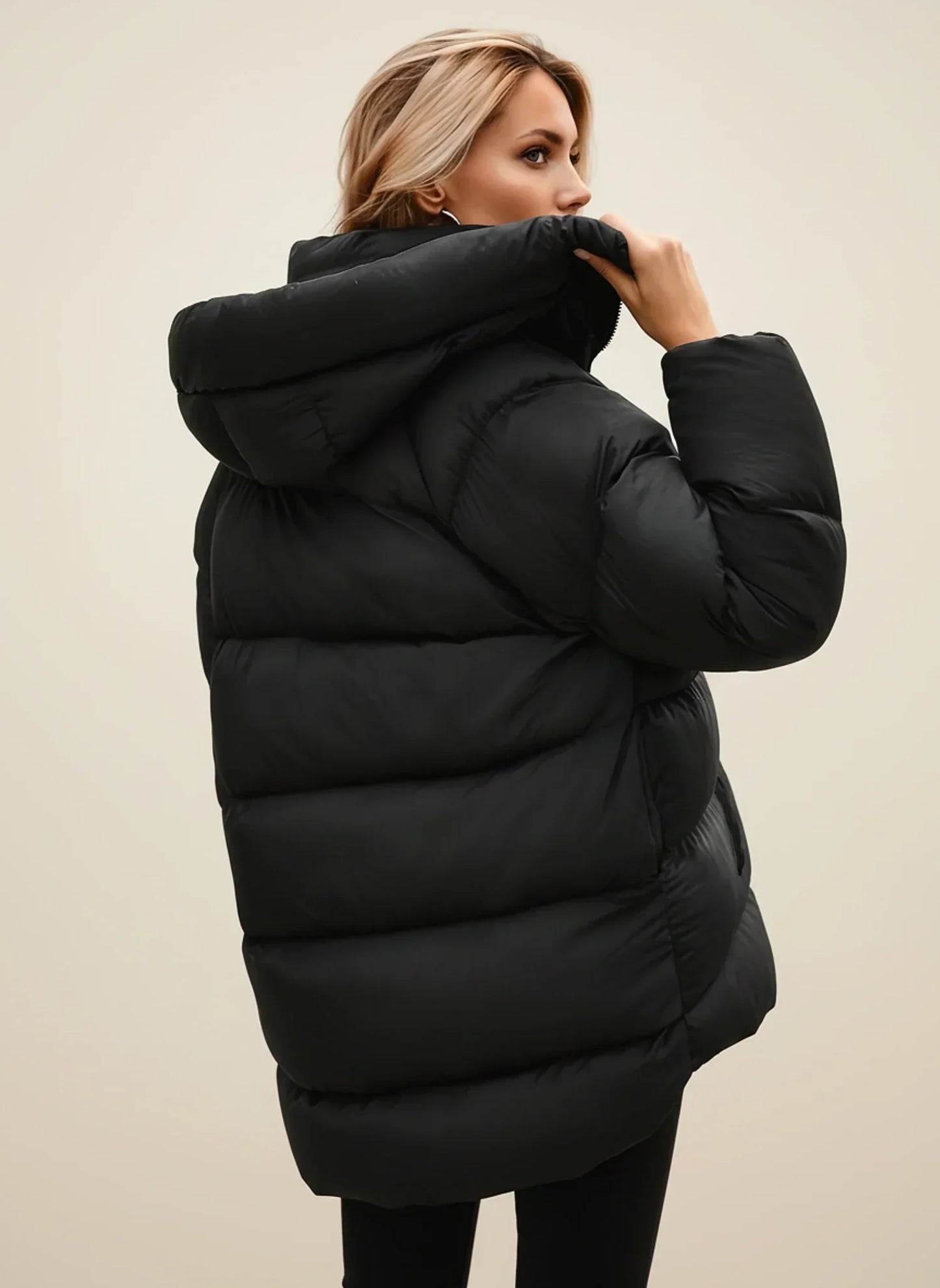 Arice | Women’s Hooded Oversized Puffer Jacket