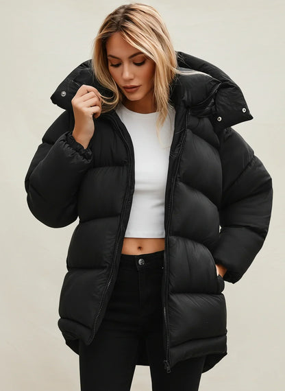 Arice | Women’s Hooded Oversized Puffer Jacket