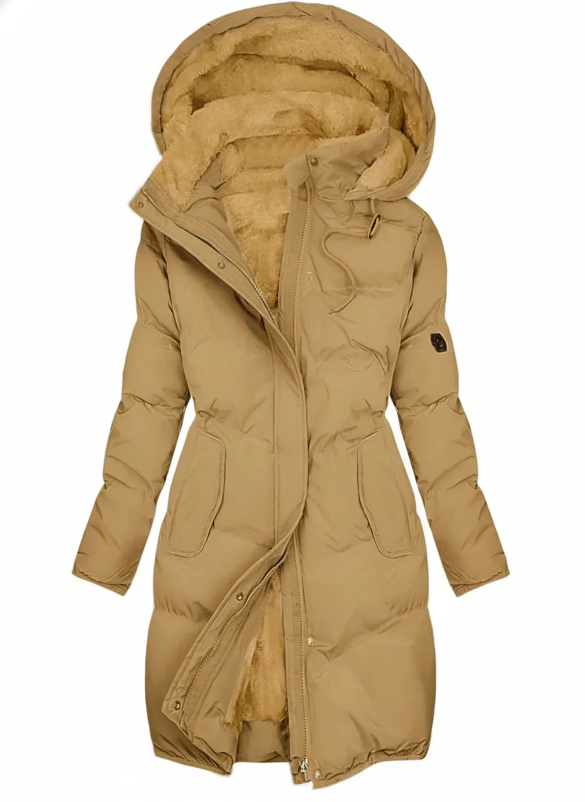 Gwenn | Women’s Hooded Long Puffer Jacket