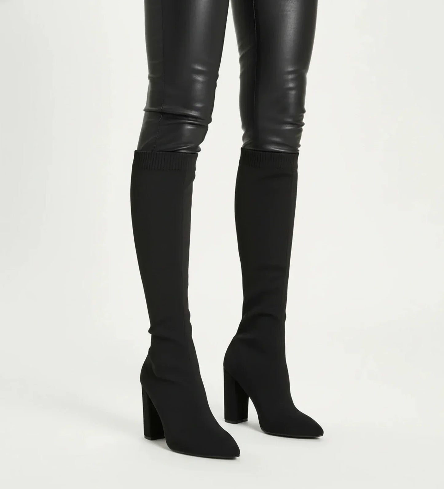 Selviera | Women’s Knee High Block Heel Boots