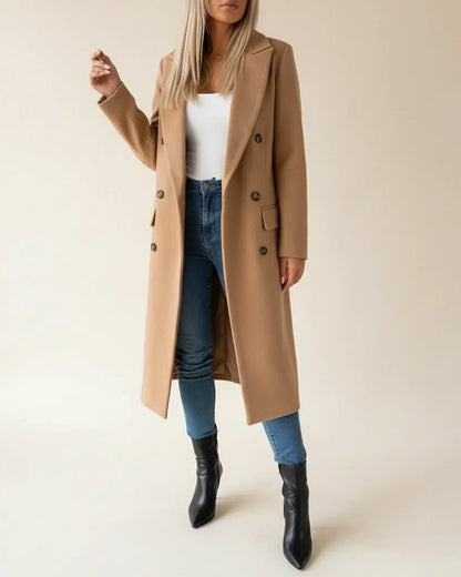Averelle | Women’s Longline Double-Breasted Jacket