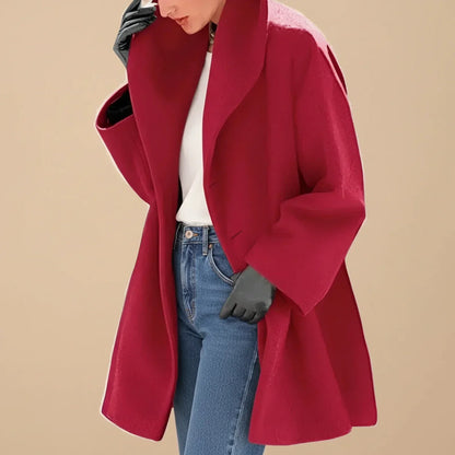 Raviela | Women’s A-Line Swing Mid-Length Coat