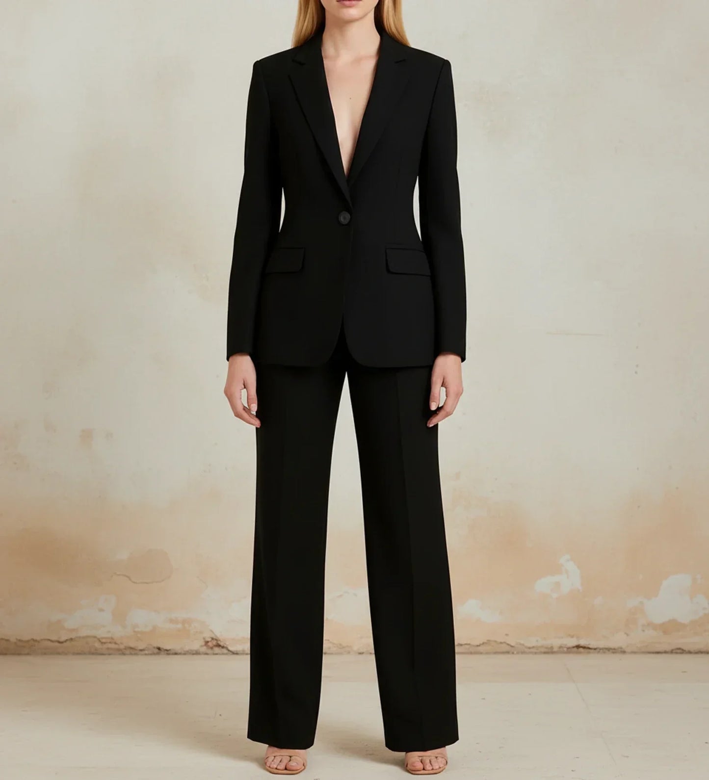 Shie | Women’s Wide-Leg Pant Suit Set