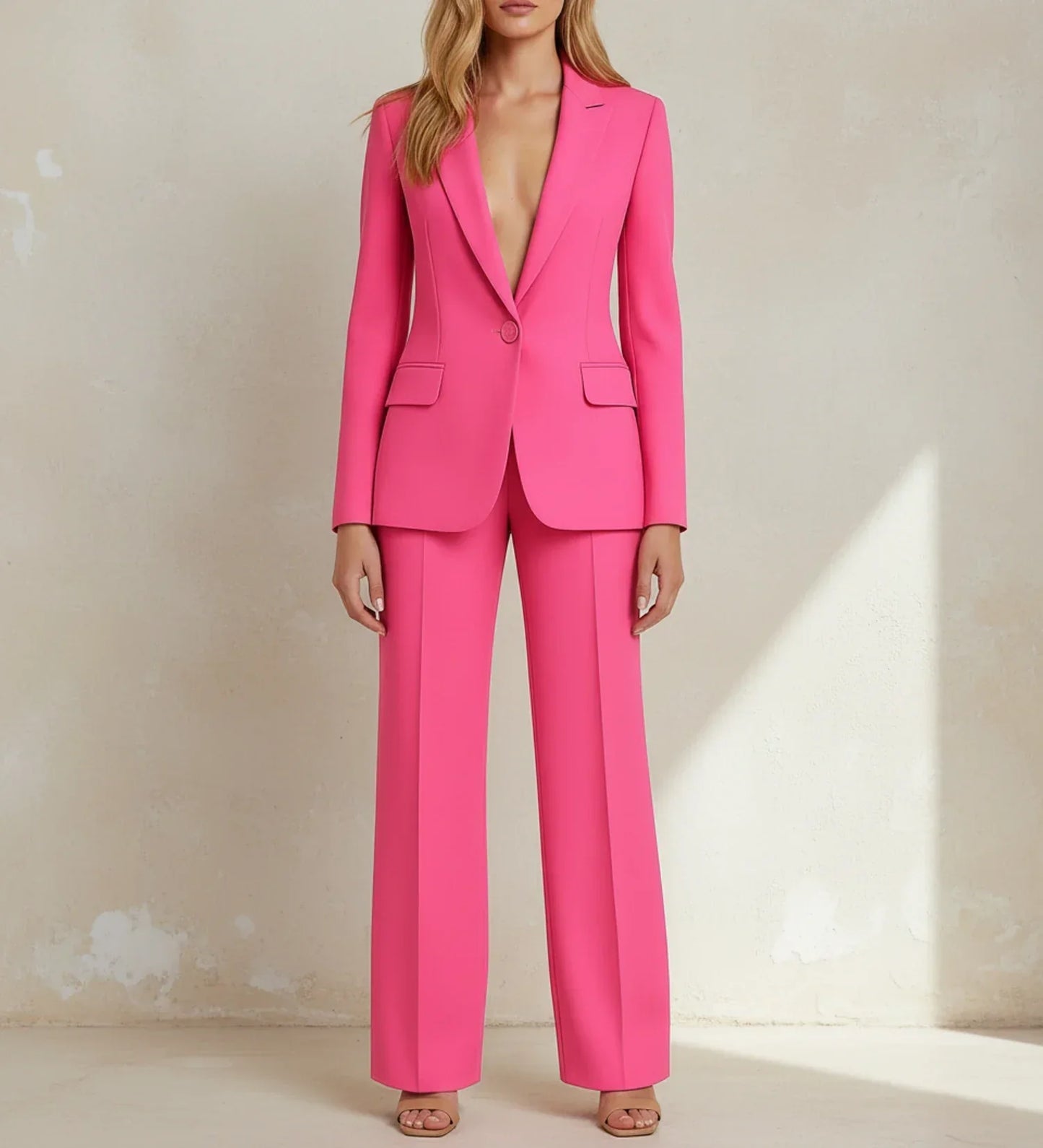 Shie | Women’s Wide-Leg Pant Suit Set