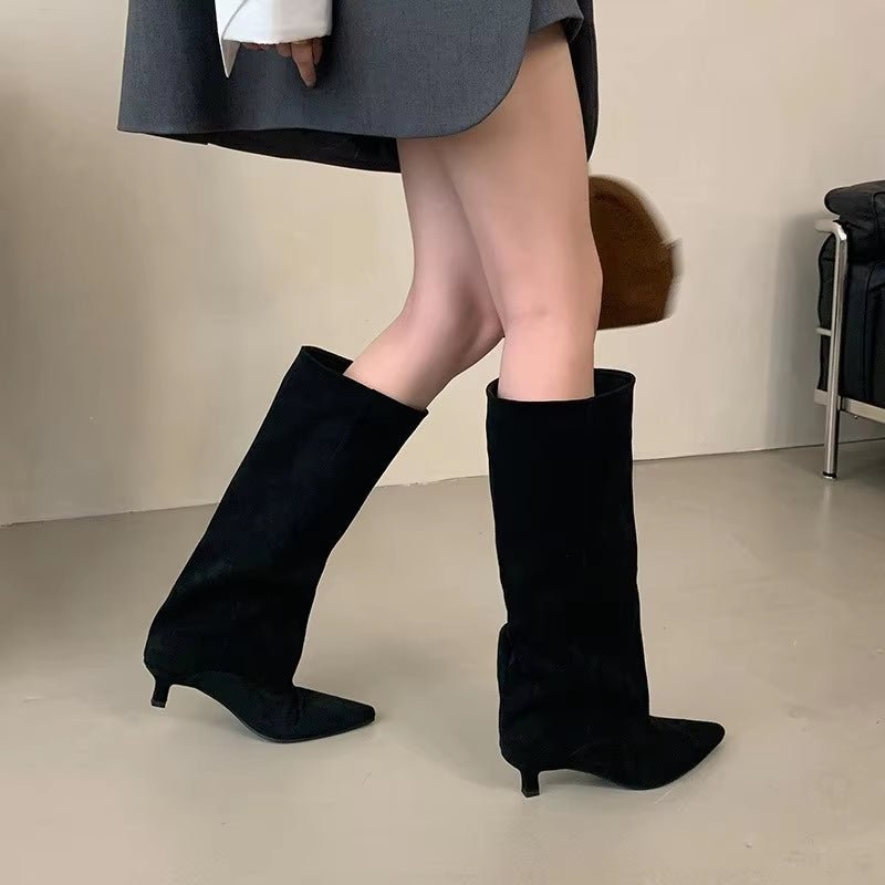 Ottilie | Women’s Knee-High Kitten Heel Boots