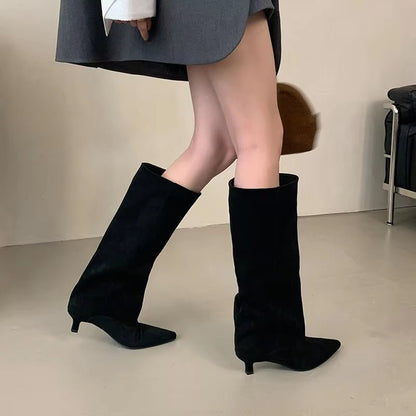Ottilie | Women’s Knee-High Kitten Heel Boots