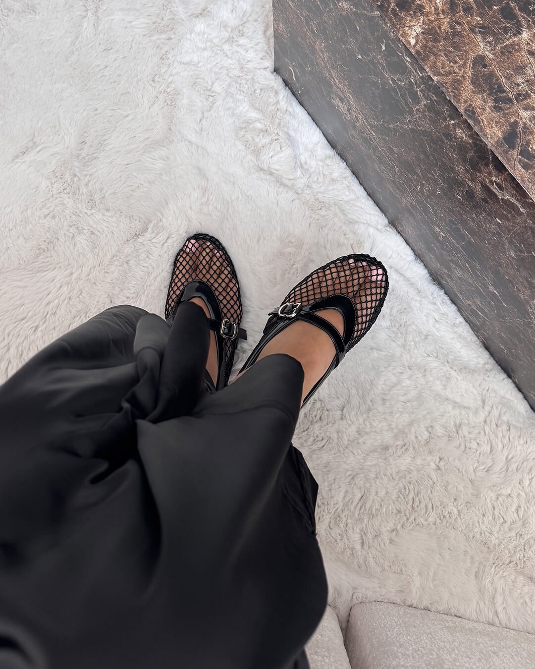 Riviera | Women’s Mesh Strap Ballet Flats