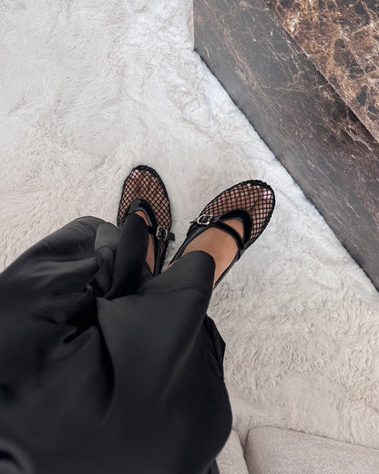 Riviera | Women’s Mesh Strap Ballet Flats
